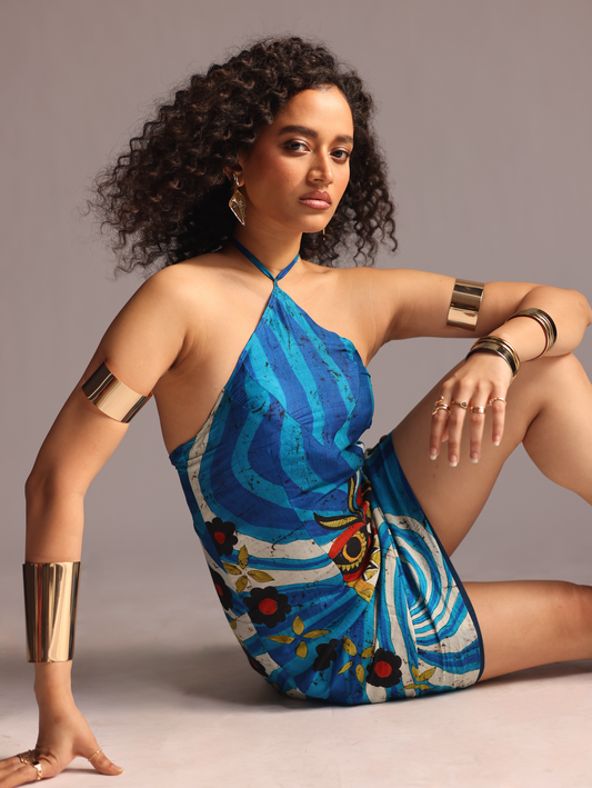 The Millionaire Halter Dress