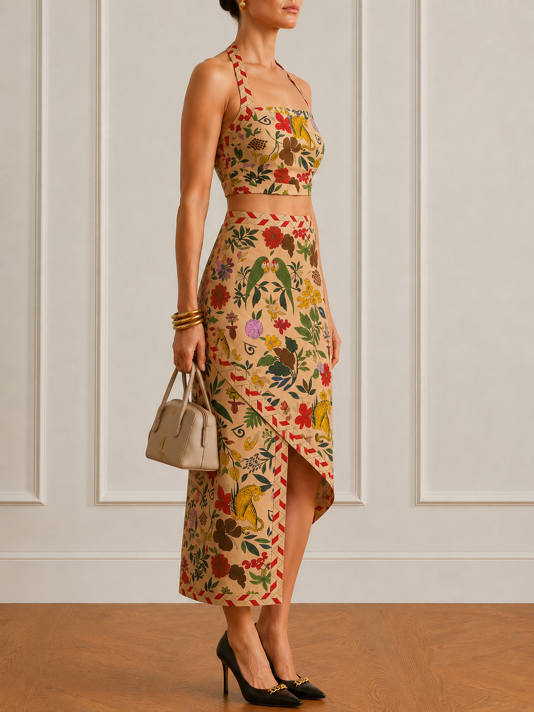 The Harmony Wrap Skirt Co-ord Set