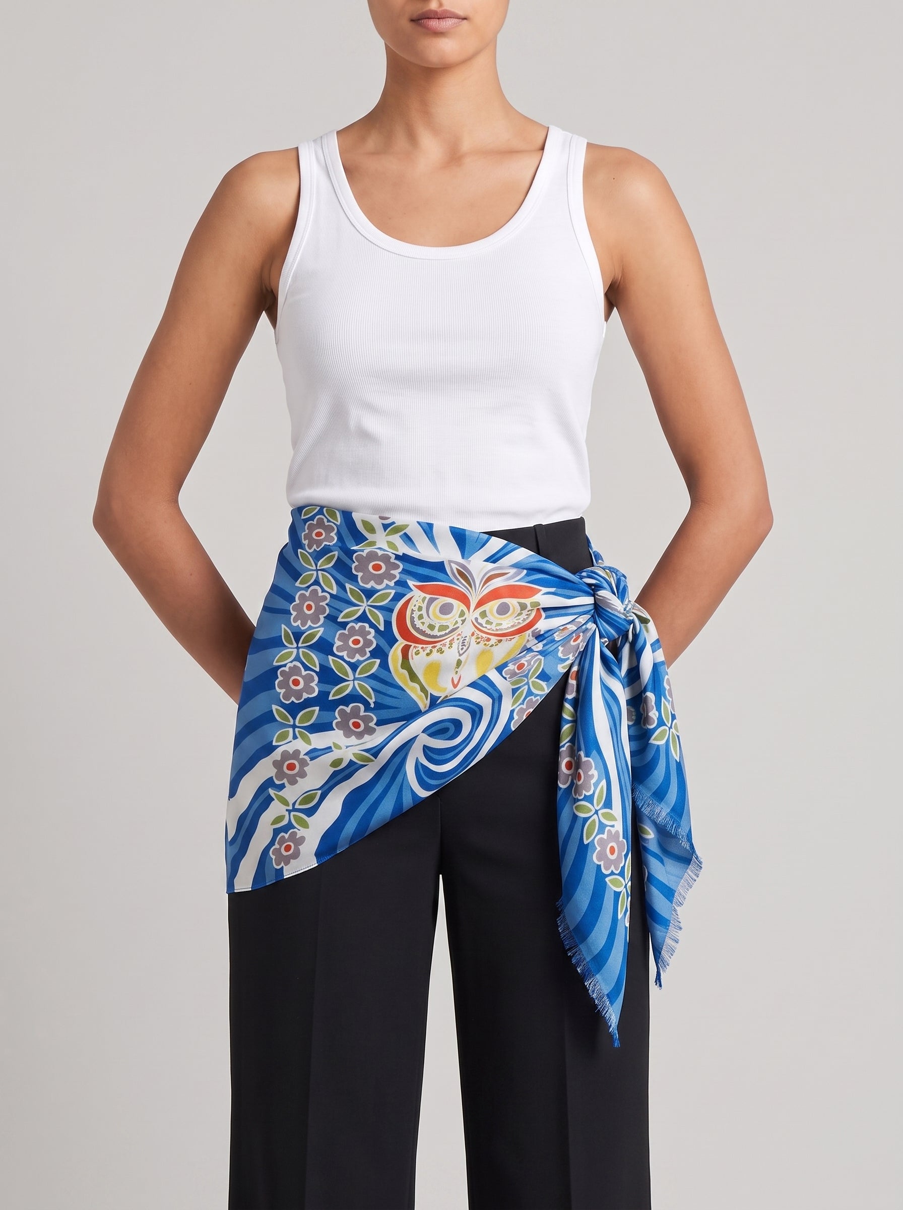 Millionaire Hand Painted Batik Scarf