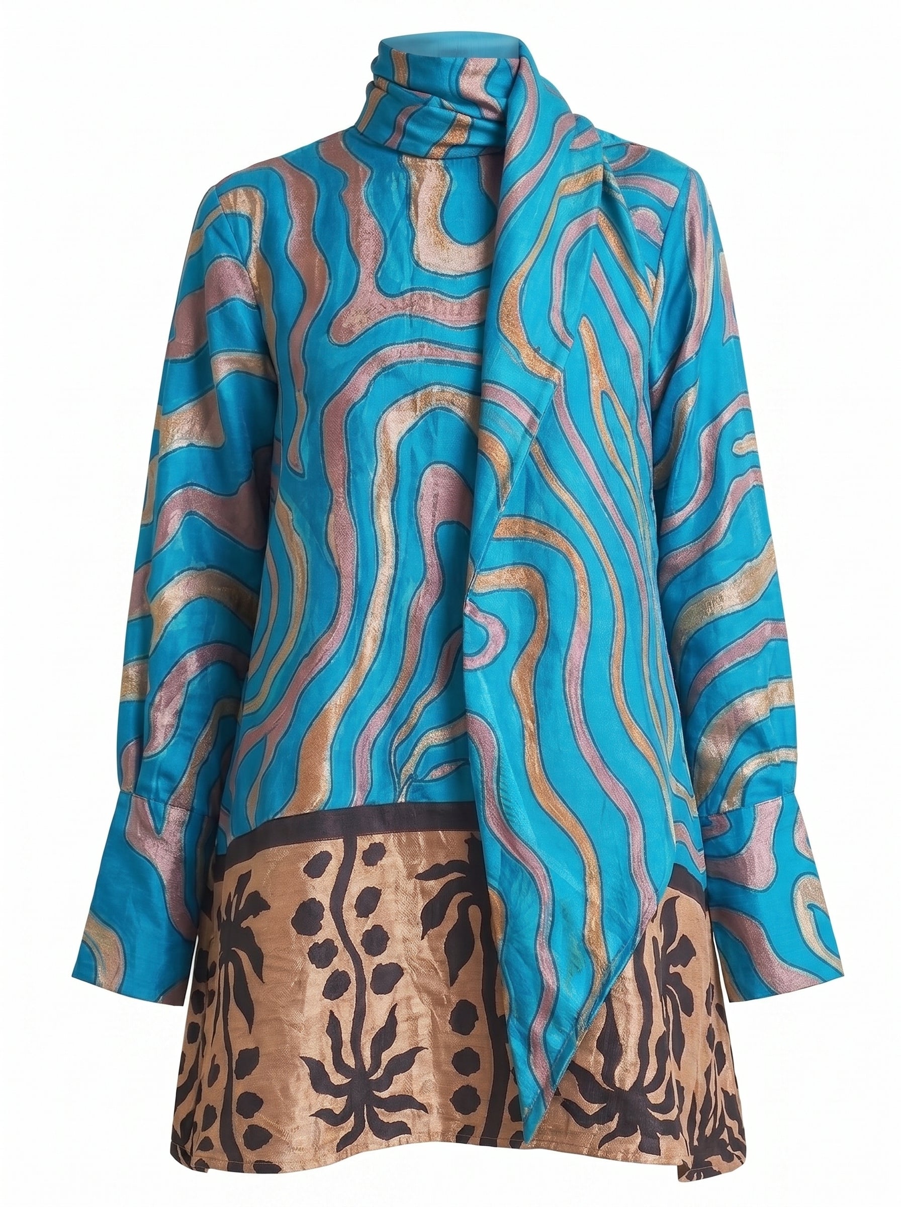 The Sandswirl Scarf Dress