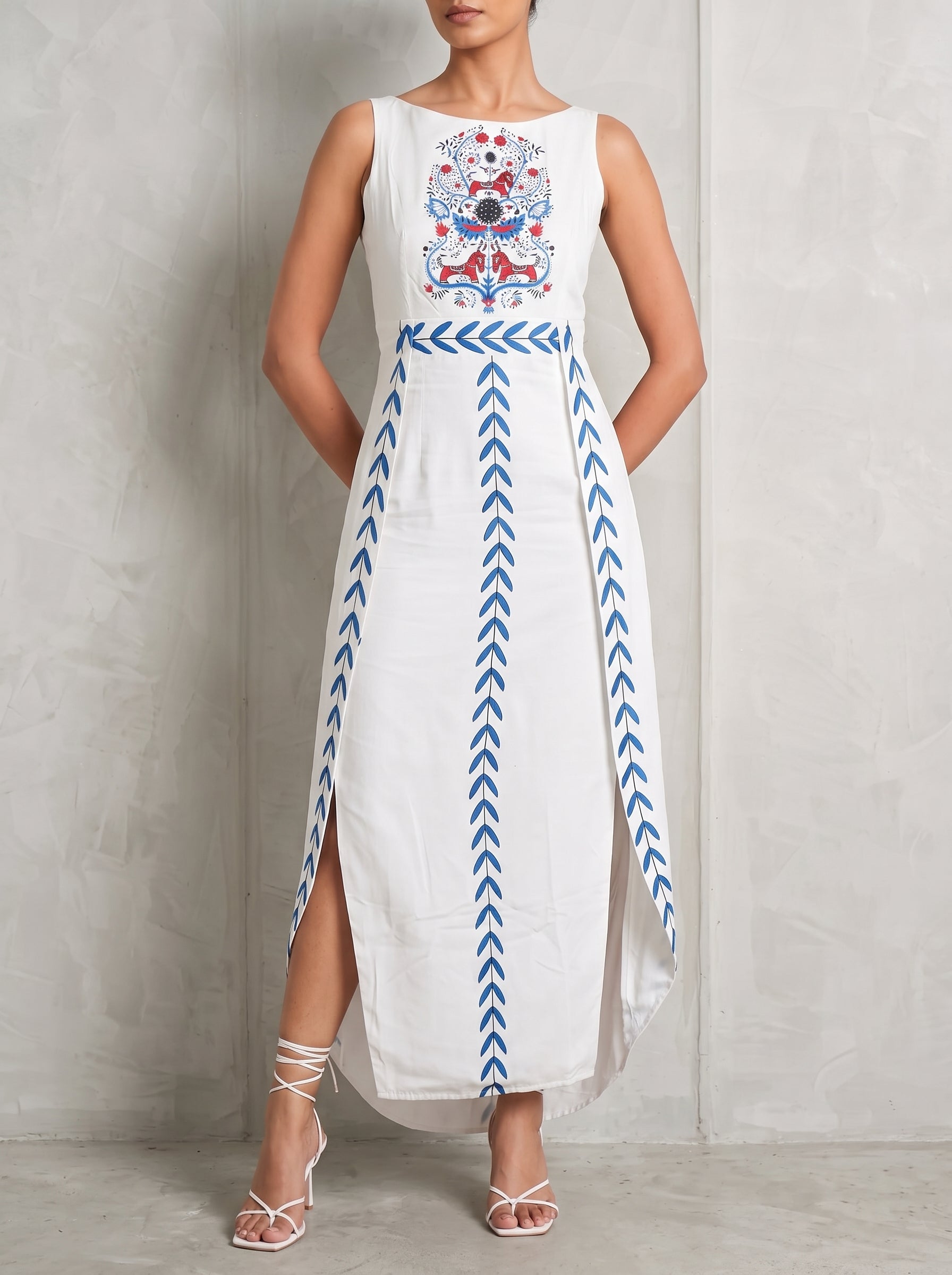The Empire Sleeveless Maxi Dress
