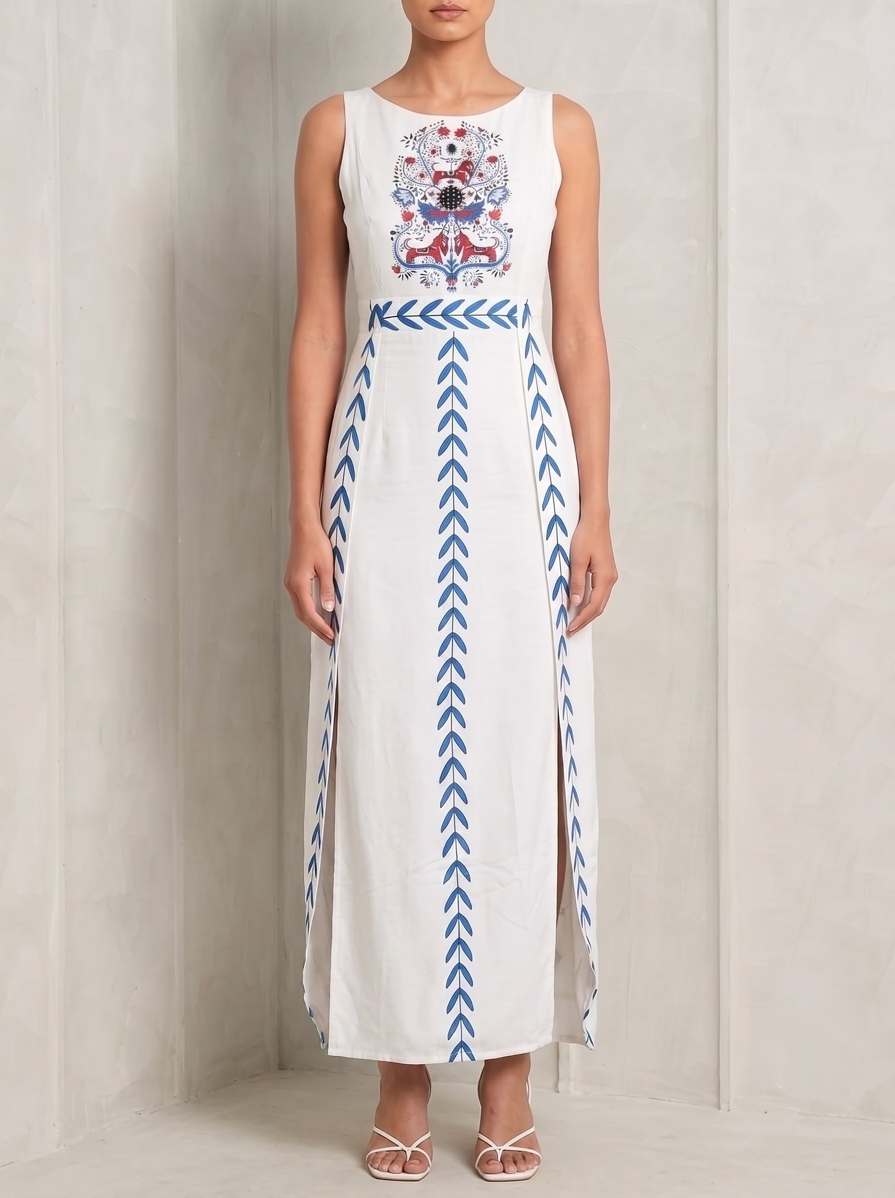 The Empire Sleeveless Maxi Dress