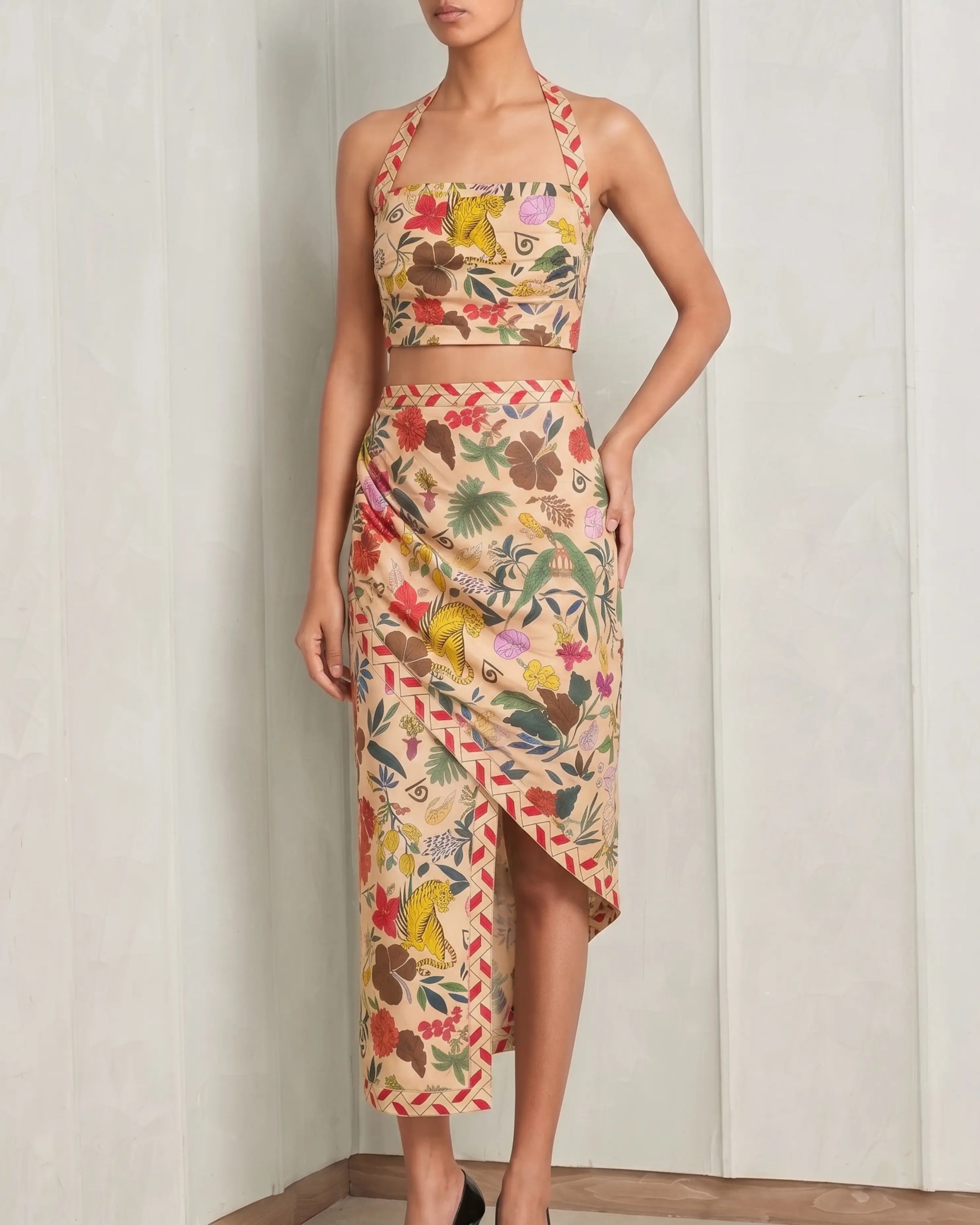 The Harmony Wrap Skirt Co-ord Set