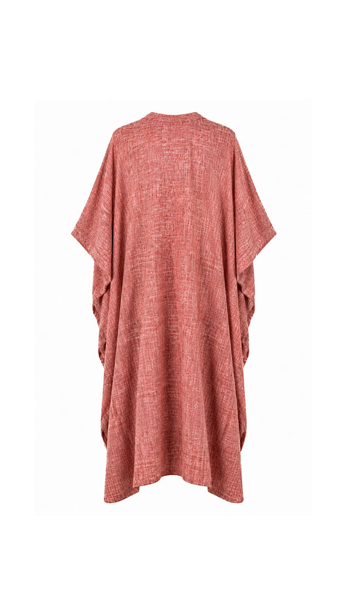 Pink Handwoven Kaftan