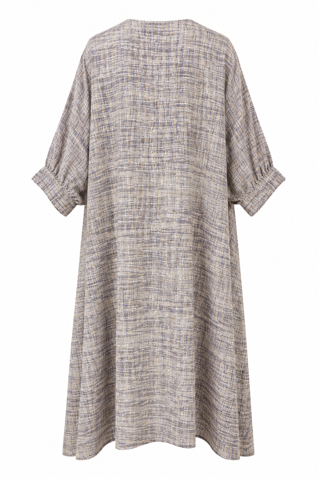 Pale Gold Lilac Handwoven Kaftan