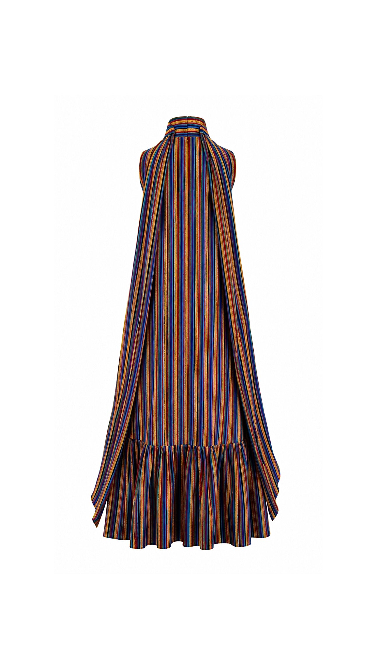 Striped Dupatta Dress