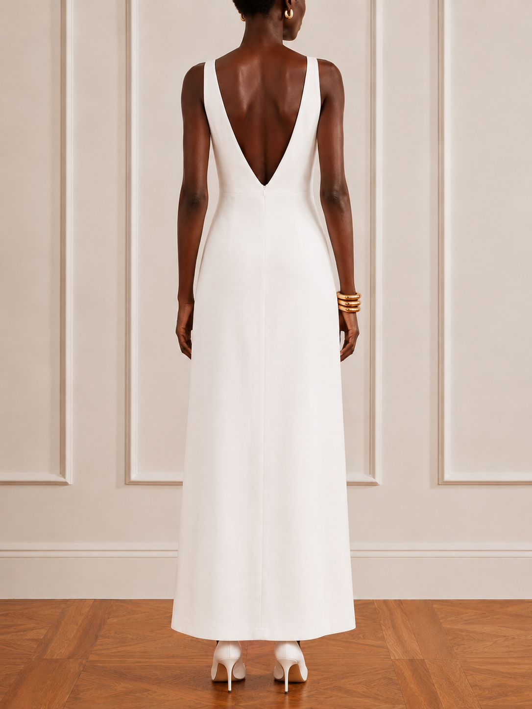 The Empire Sleeveless Maxi Dress