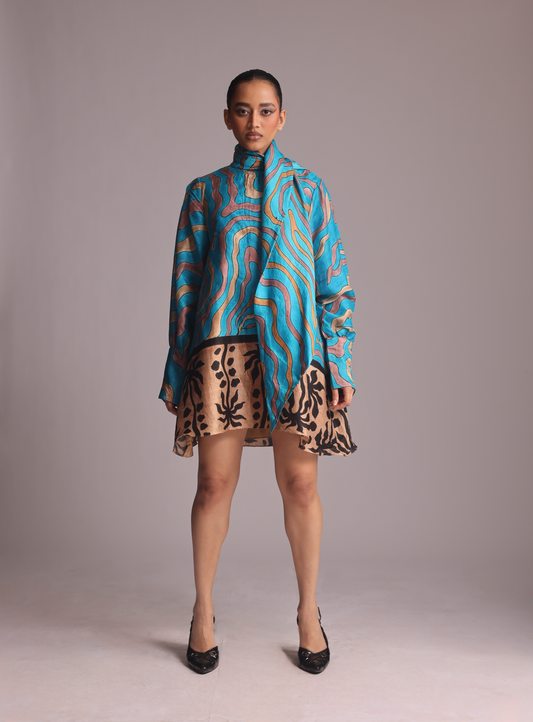 The Sandswirl Scarf Dress