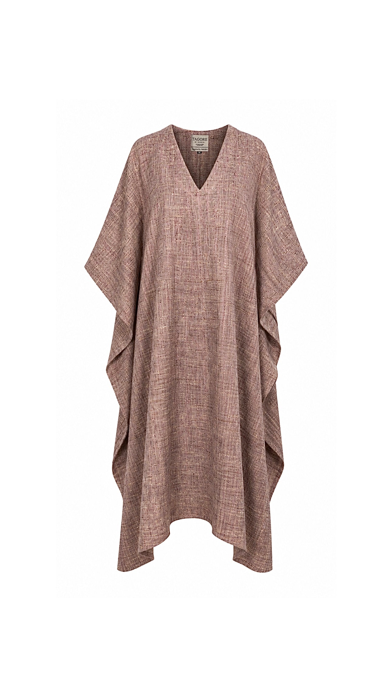 Dusty Pink Handwoven Kaftan