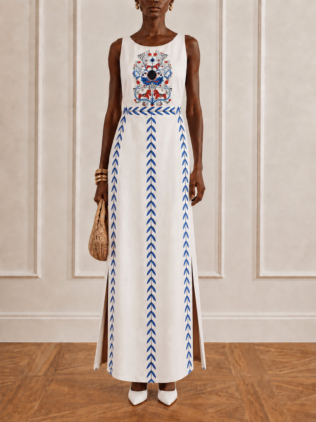 The Empire Sleeveless Maxi Dress