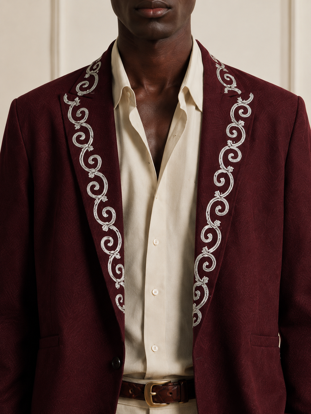 Lal Bari Embroidered Blazer