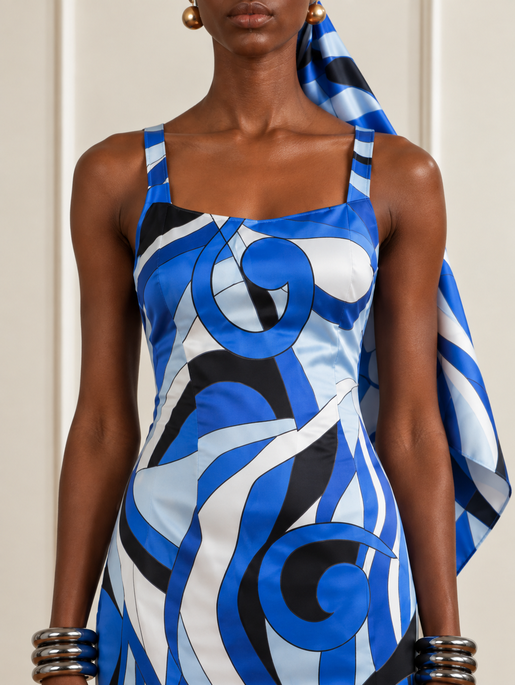 Hooghly Blue Maxi Dress