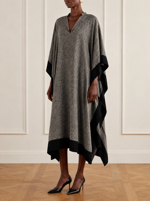 Gray Handwoven Kaftan