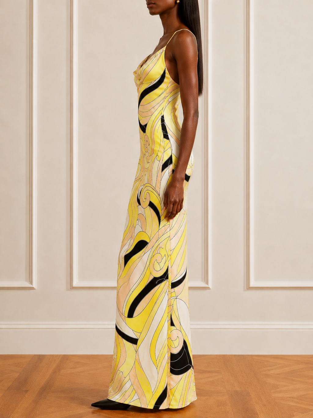 Mellow Cowl Neck Maxi Dress