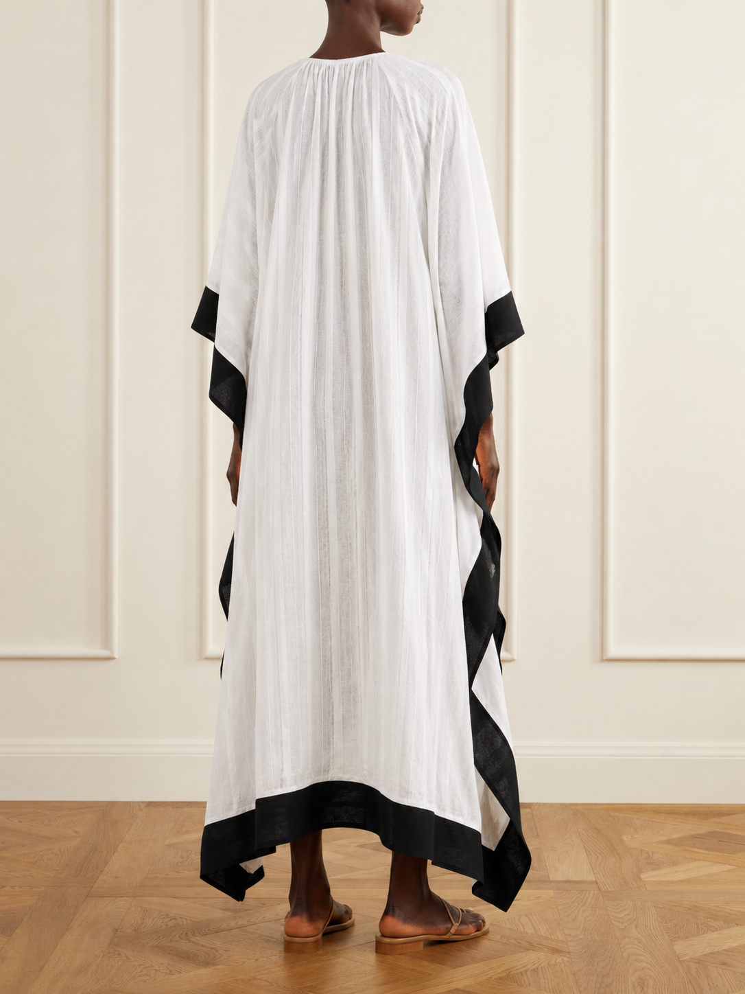 White Handwoven Kaftan