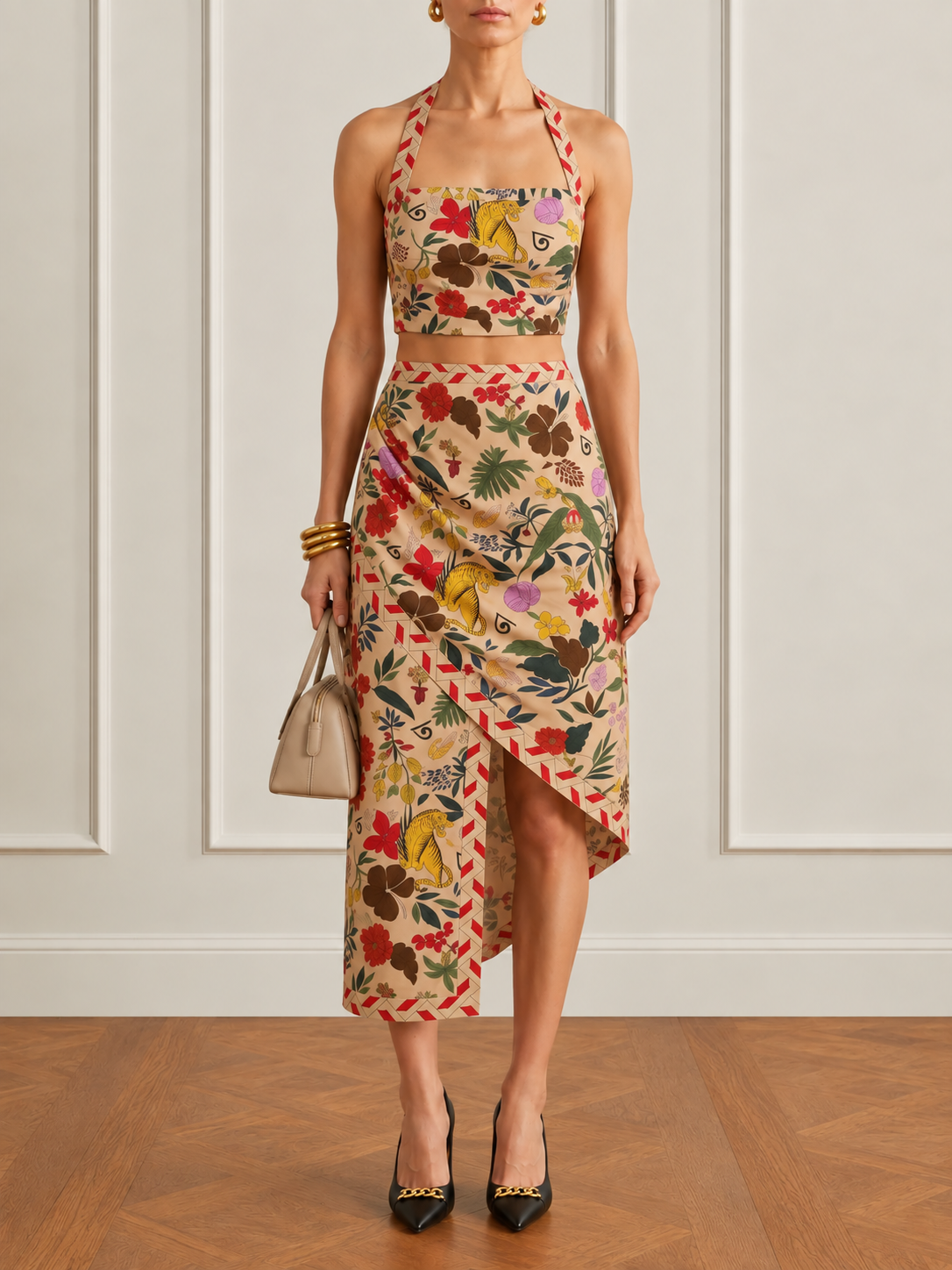 The Harmony Wrap Skirt Co-ord Set