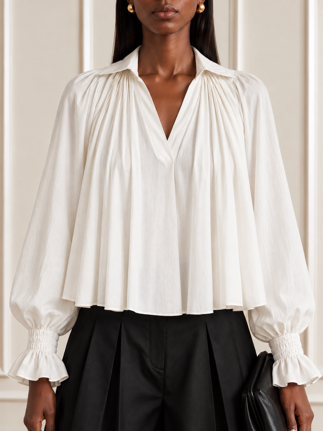 Victoria Pleated Top
