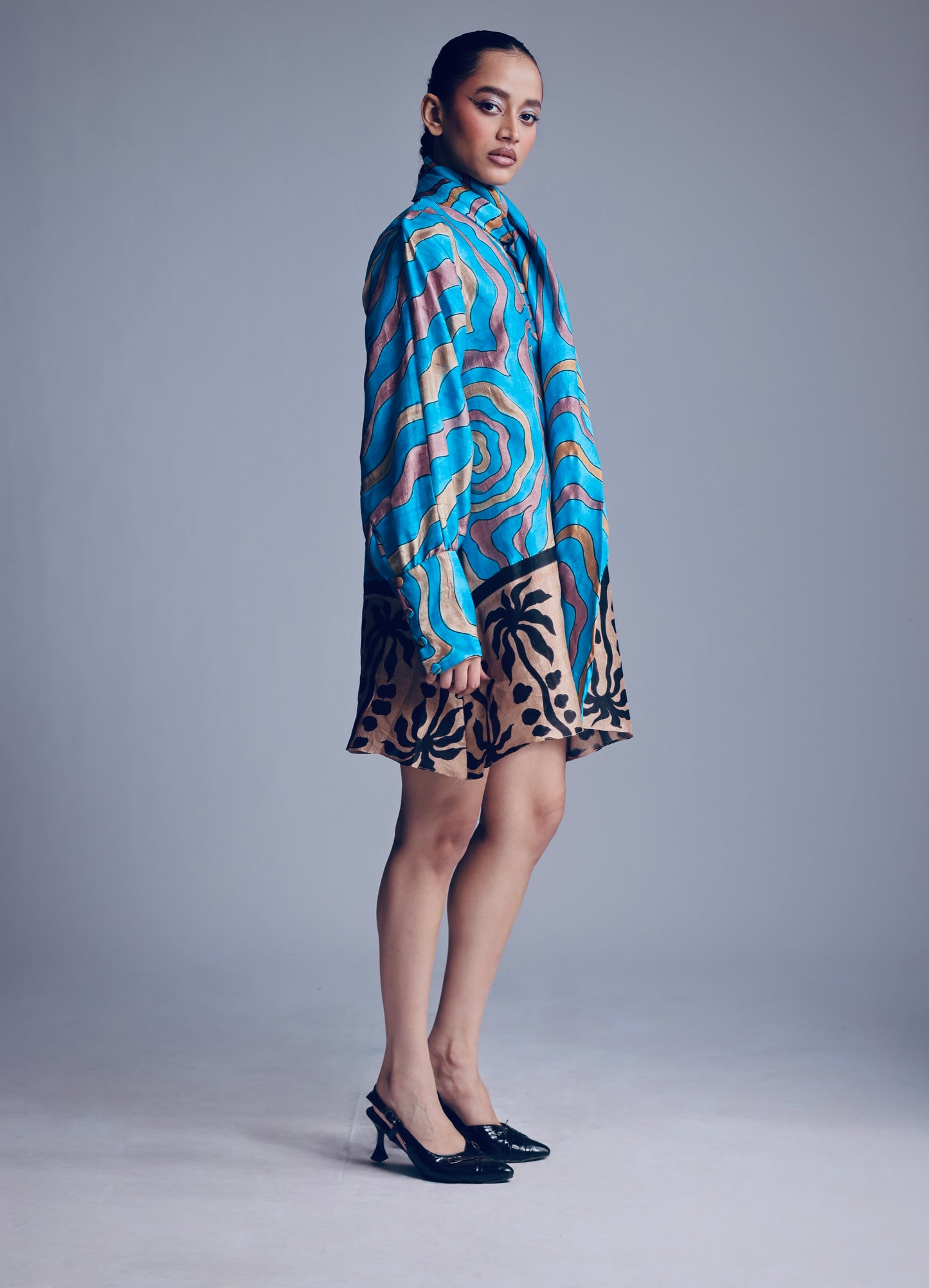 The Sandswirl Scarf Dress