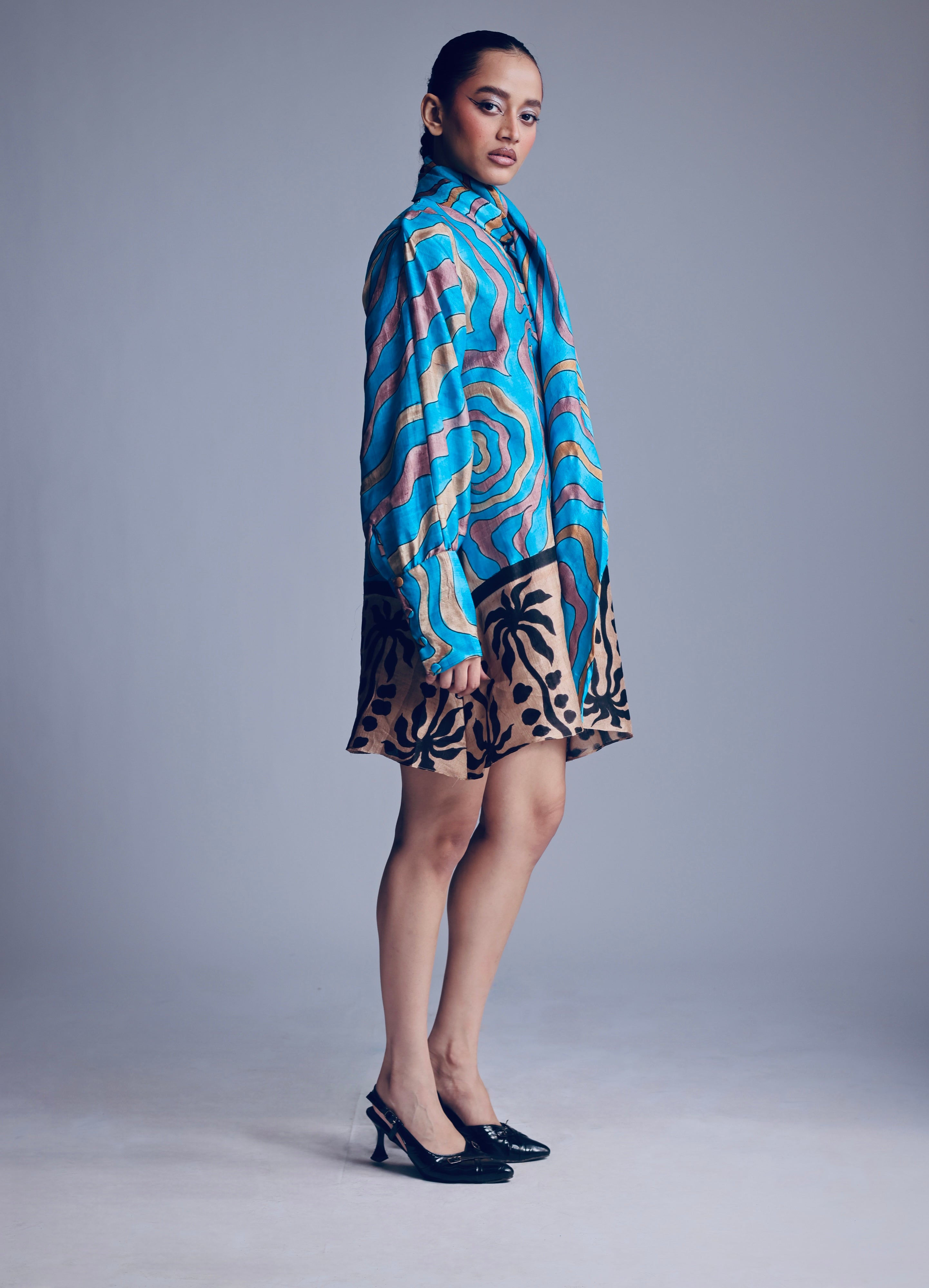 The Sandswirl Scarf Dress