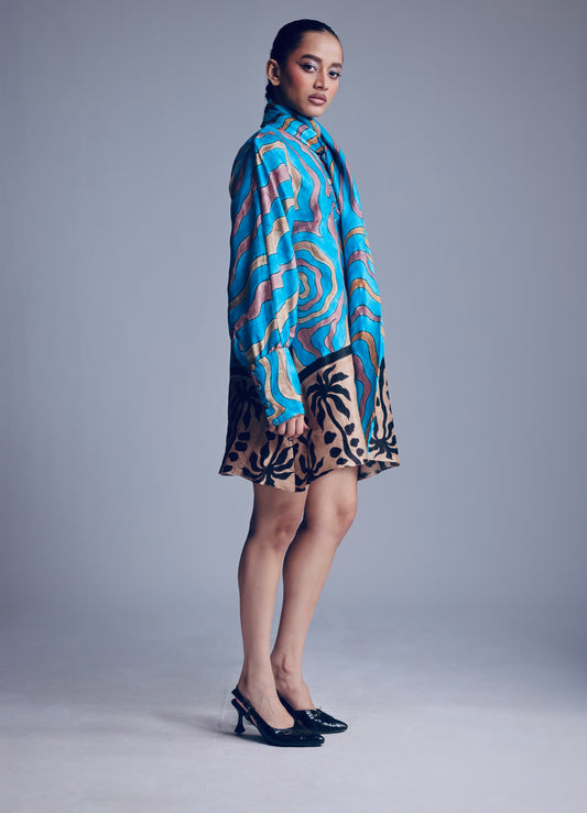 The Sandswirl Scarf Dress