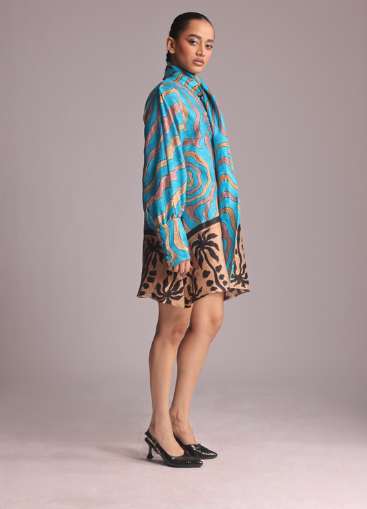 The Sandswirl Scarf Dress