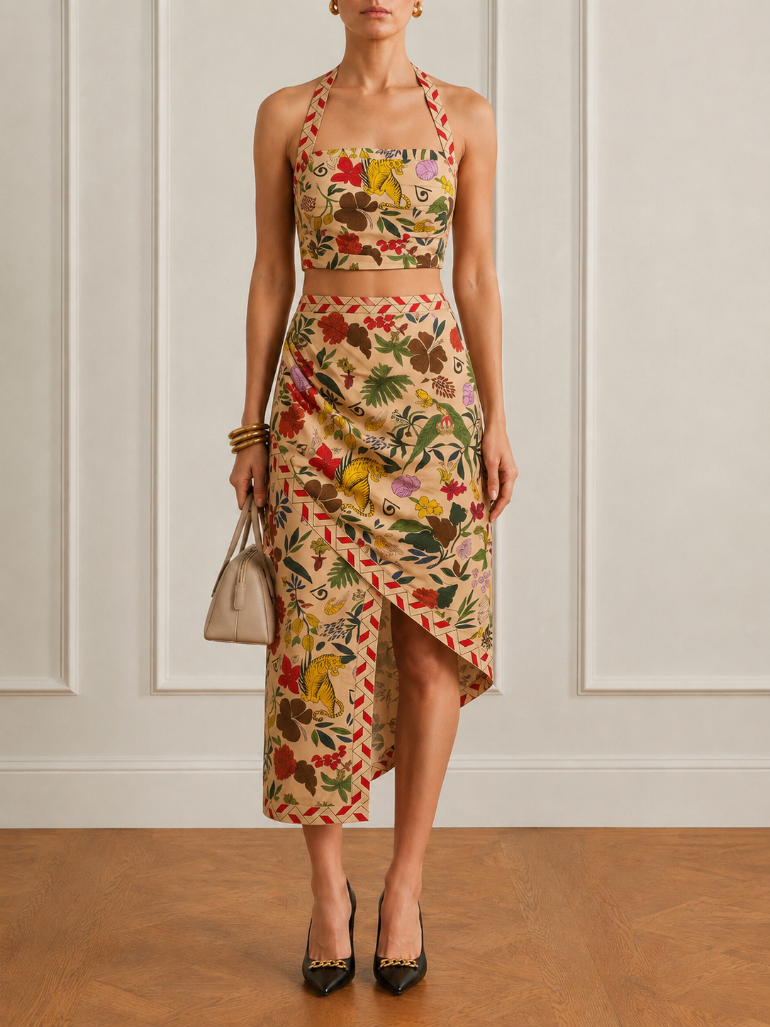 The Harmony Wrap Skirt Co-ord Set