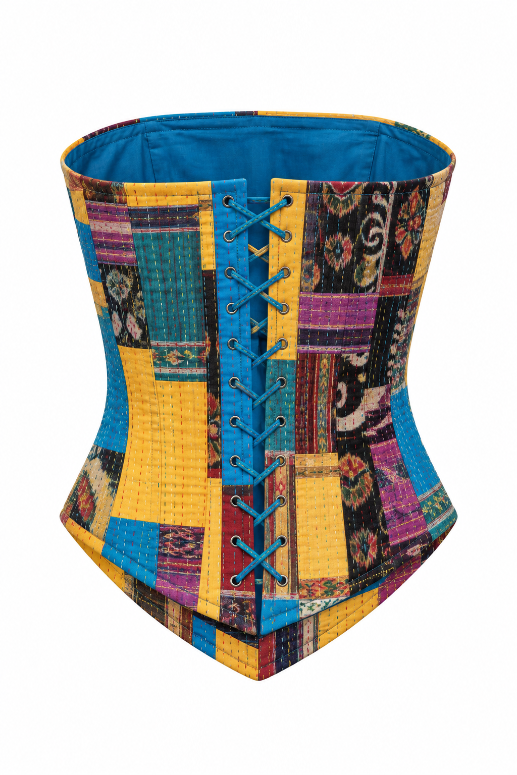 Patchwork Kantha Corset