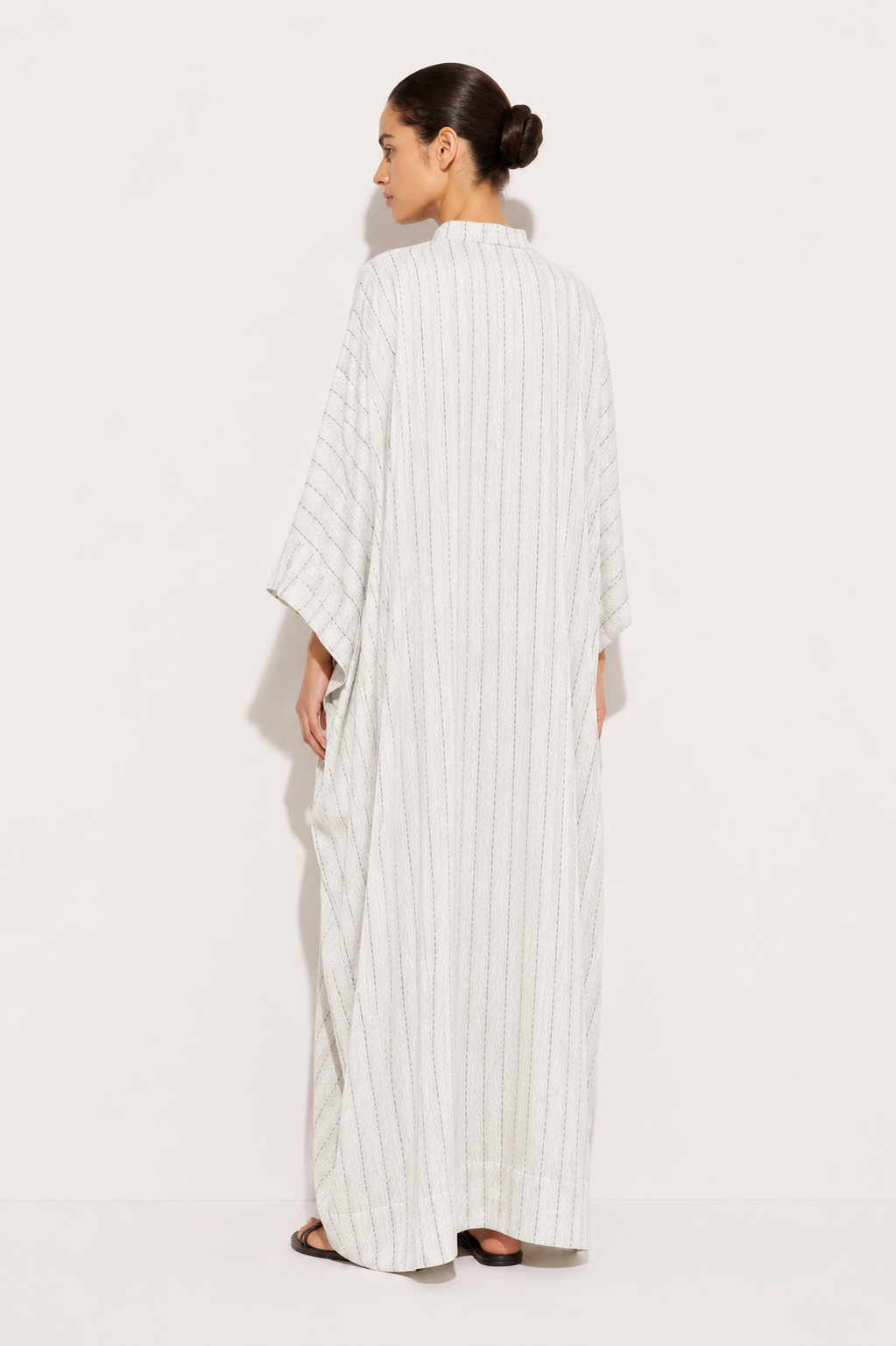 White striped Handwoven Kaftan
