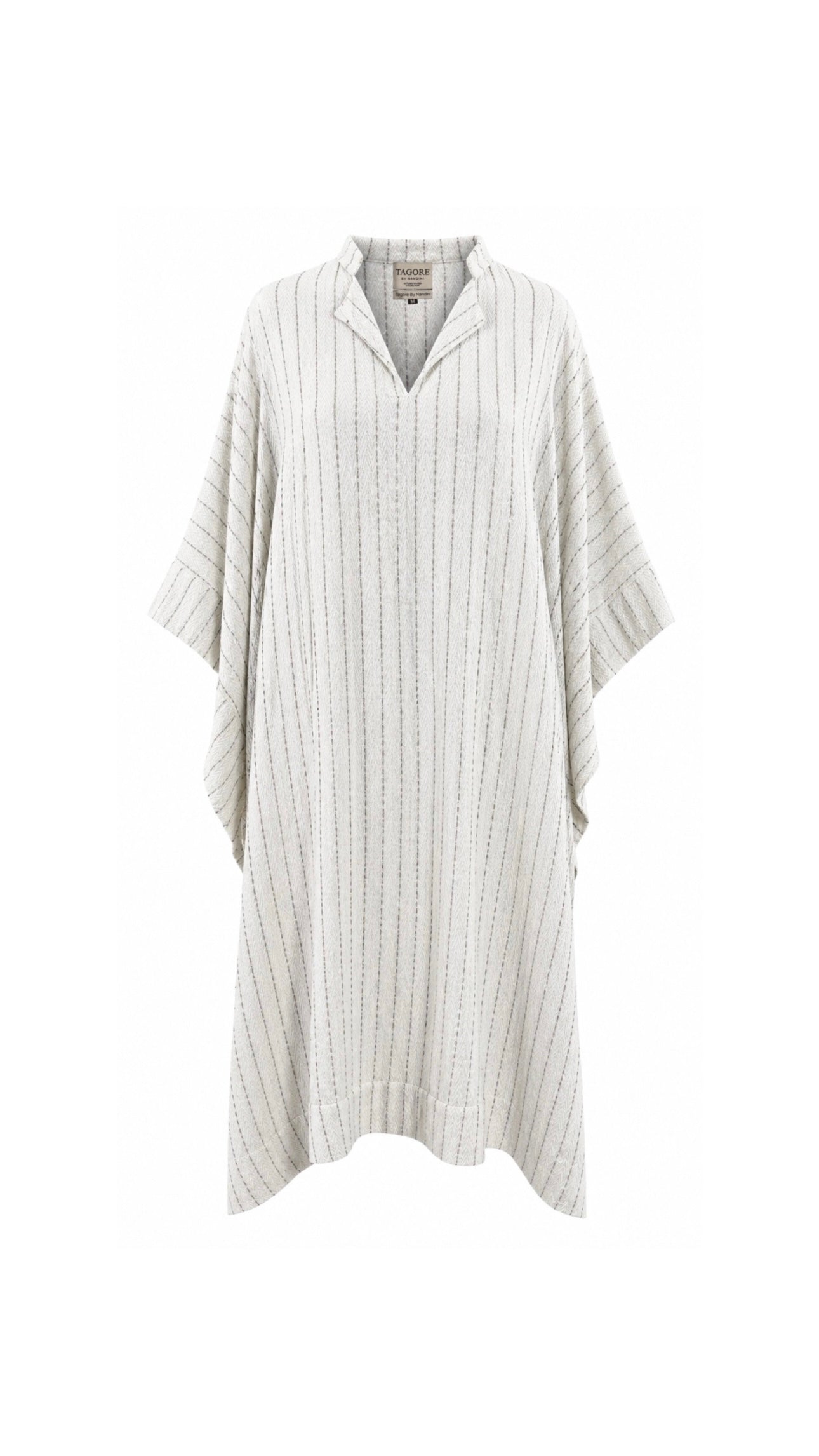 White striped Handwoven Kaftan