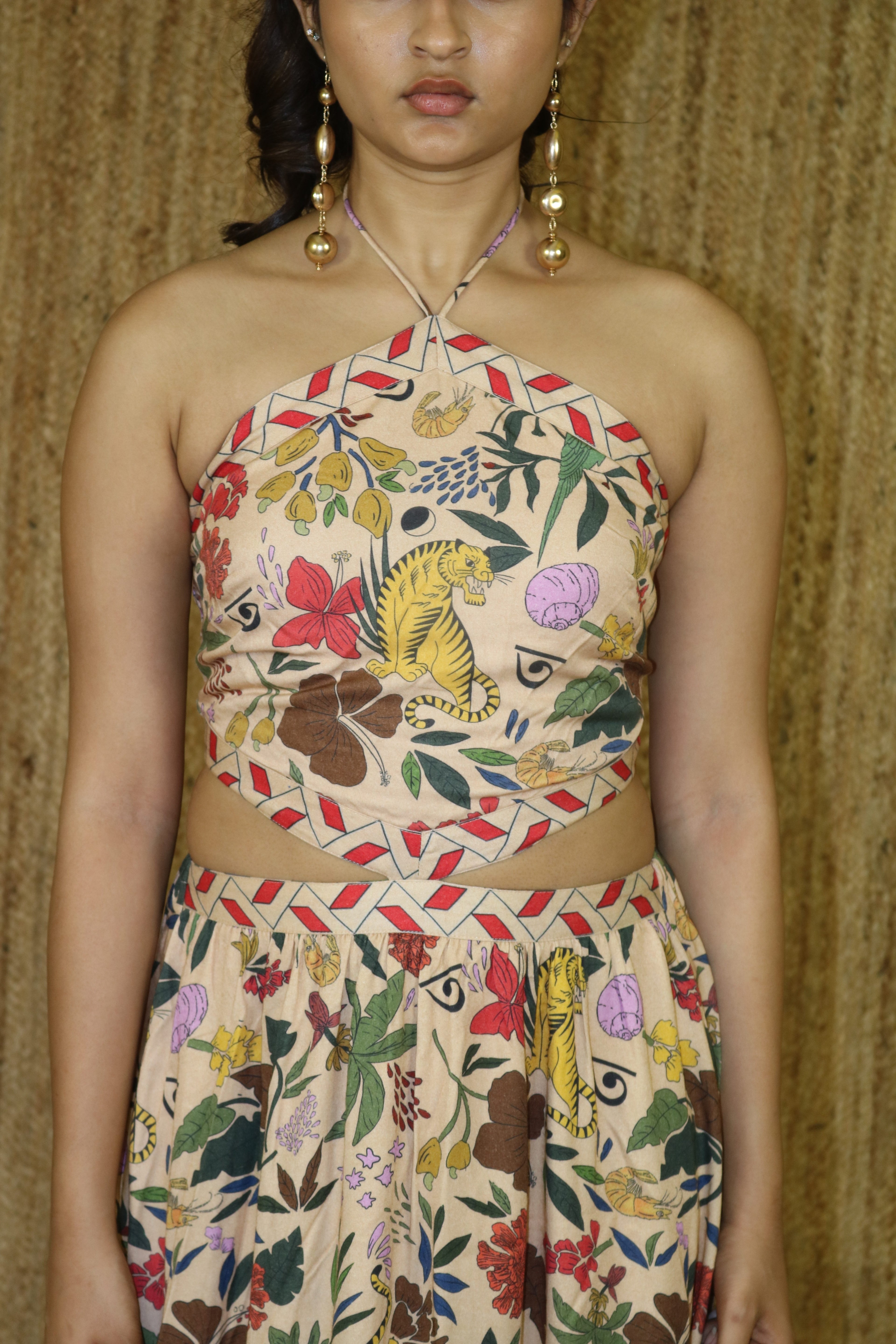 The Harmony Halter Neck Dress
