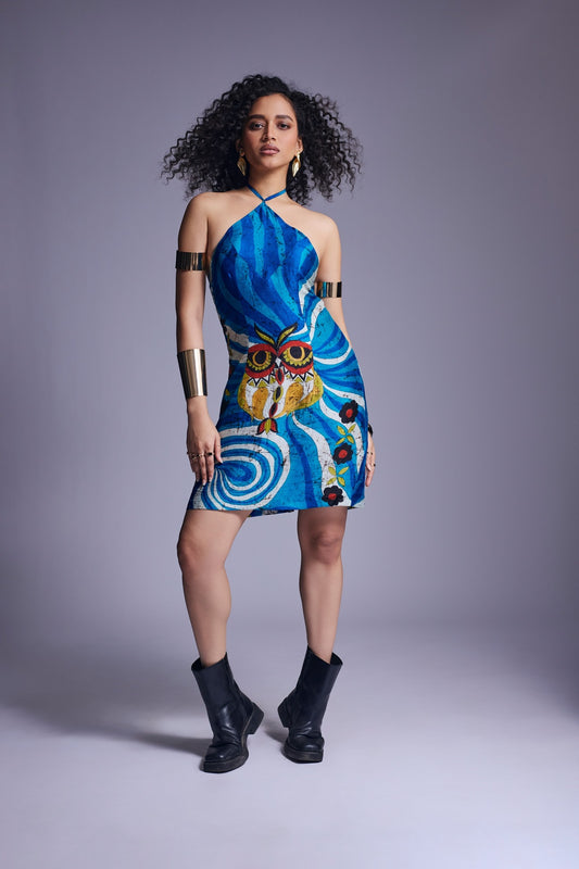 The Millionaire Halter Dress