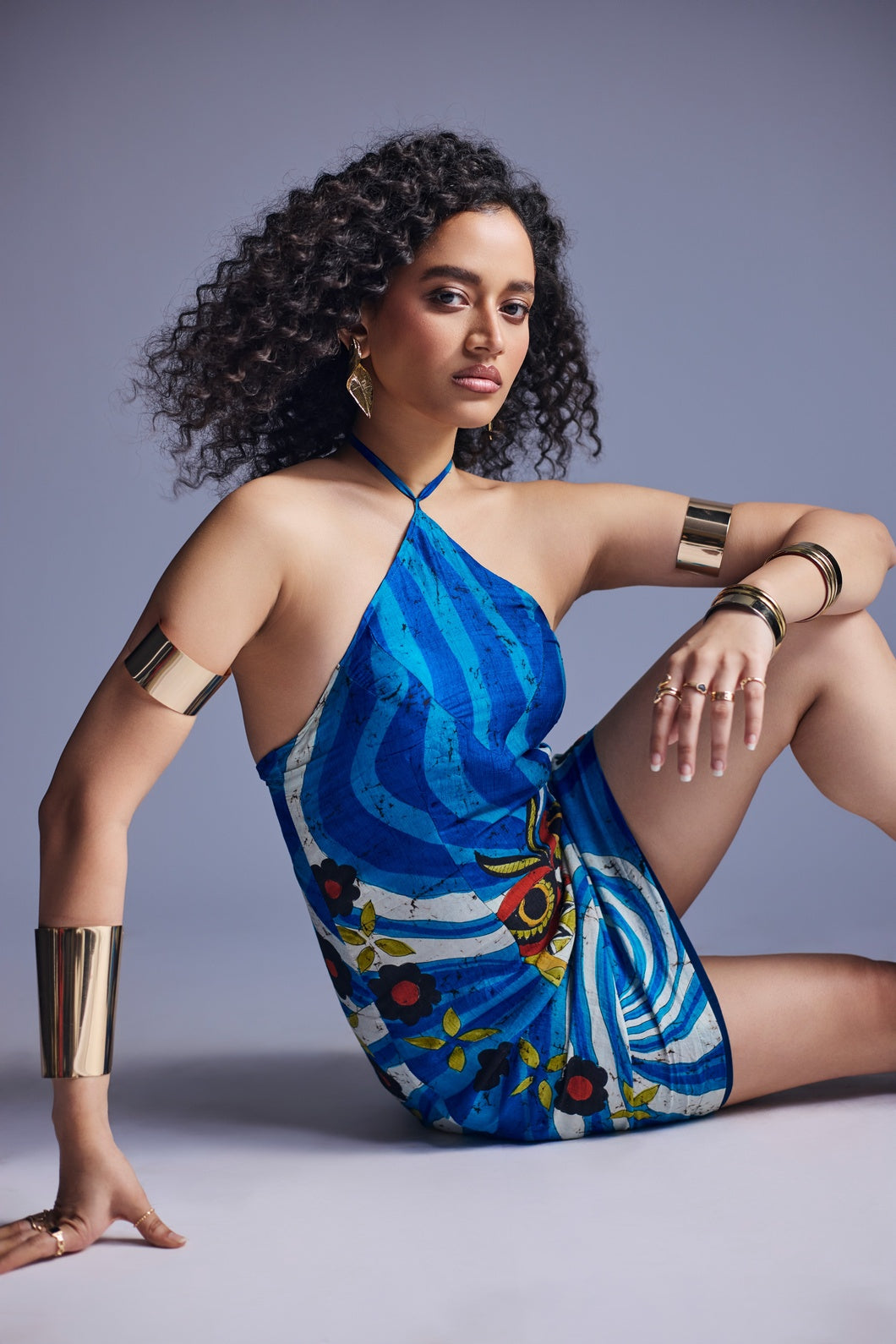 The Millionaire Halter Dress