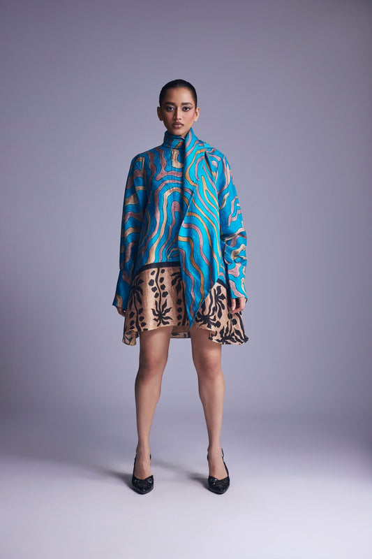 The Sandswirl Scarf Dress