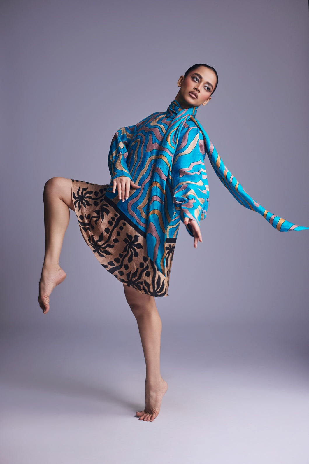 The Sandswirl Scarf Dress