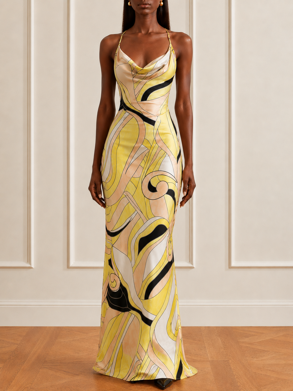 Mellow Cowl Neck Maxi Dress