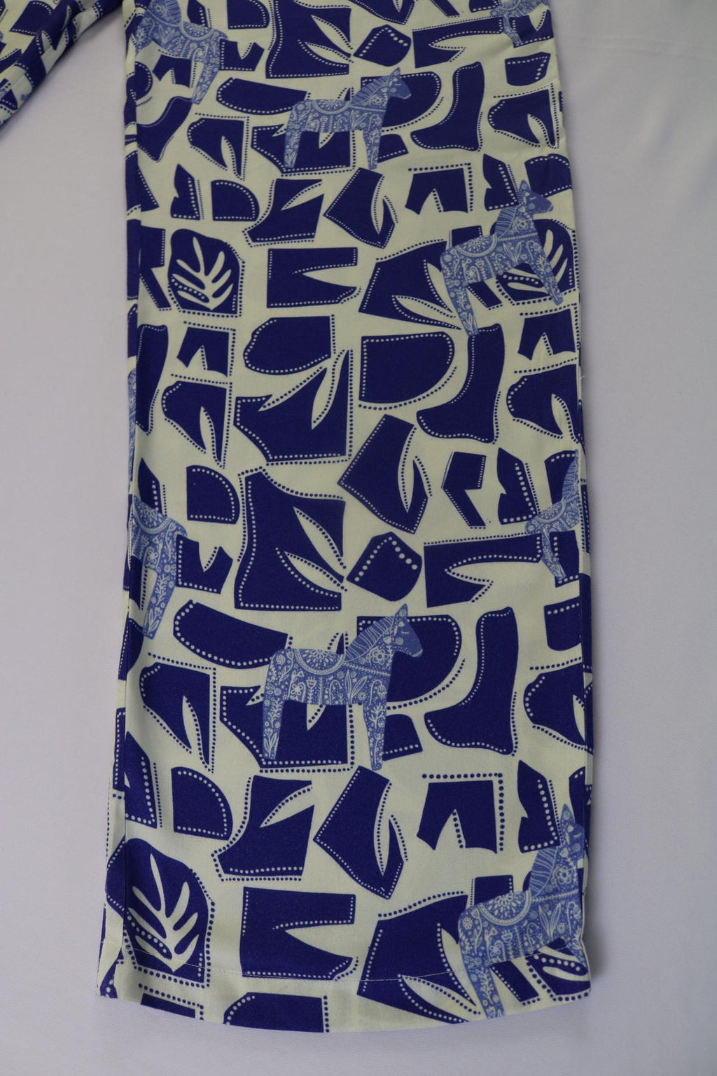 Blue Horse High Waist Pants