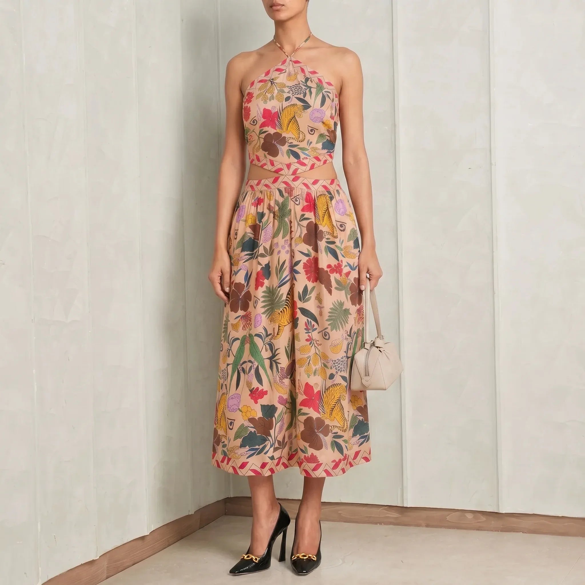 The Harmony Halter Neck Dress