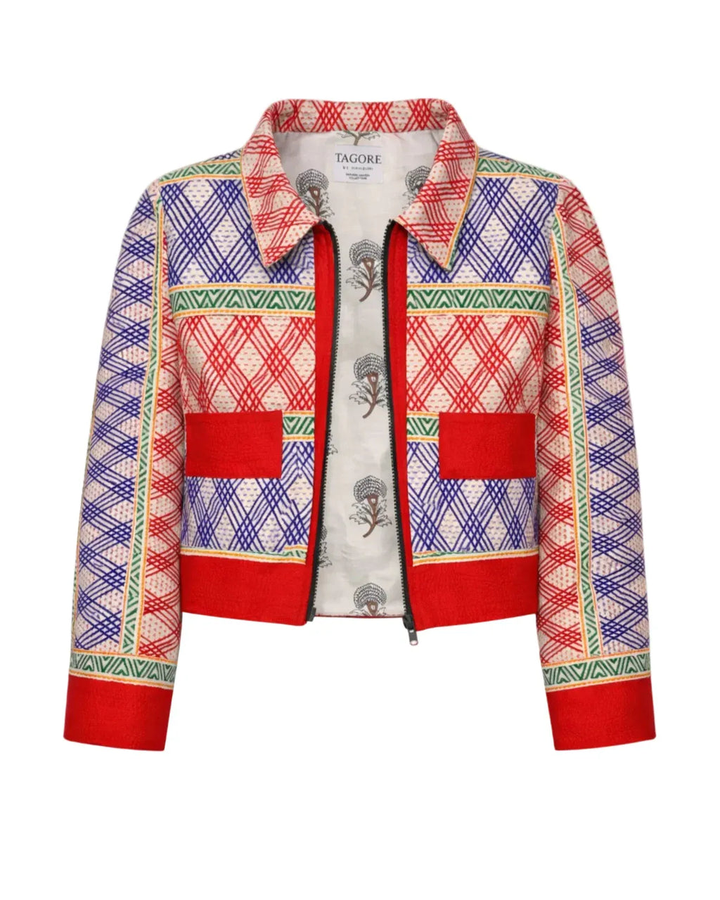 Vintage Kantha Quilt Jacket Fully Hand Embroidered
