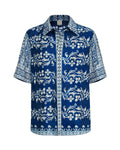 Upcycled Vintage Silk Shirt Men