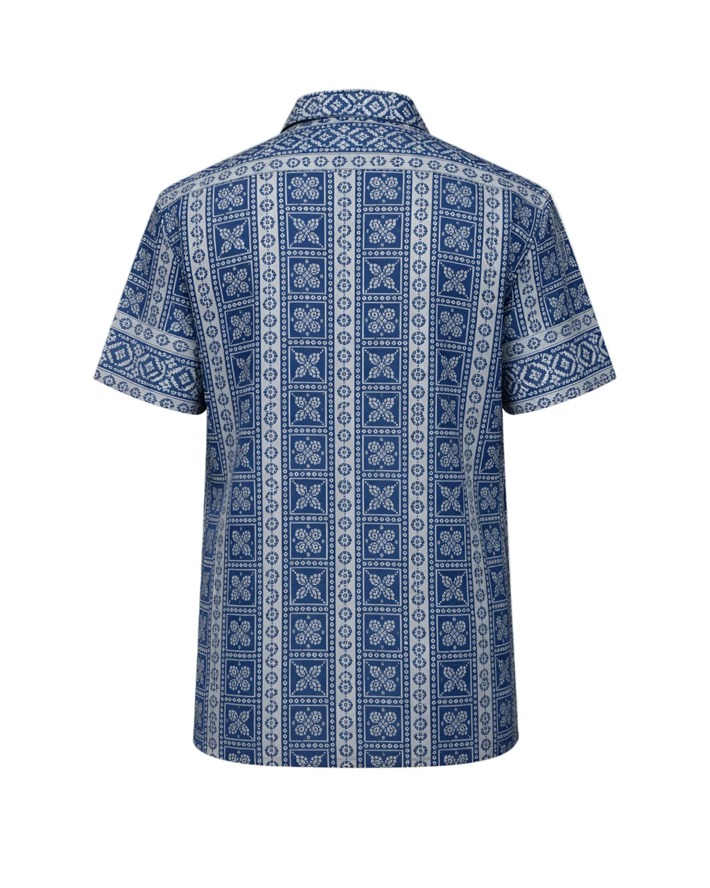 Upcycled Vintage Silk Shirt Men