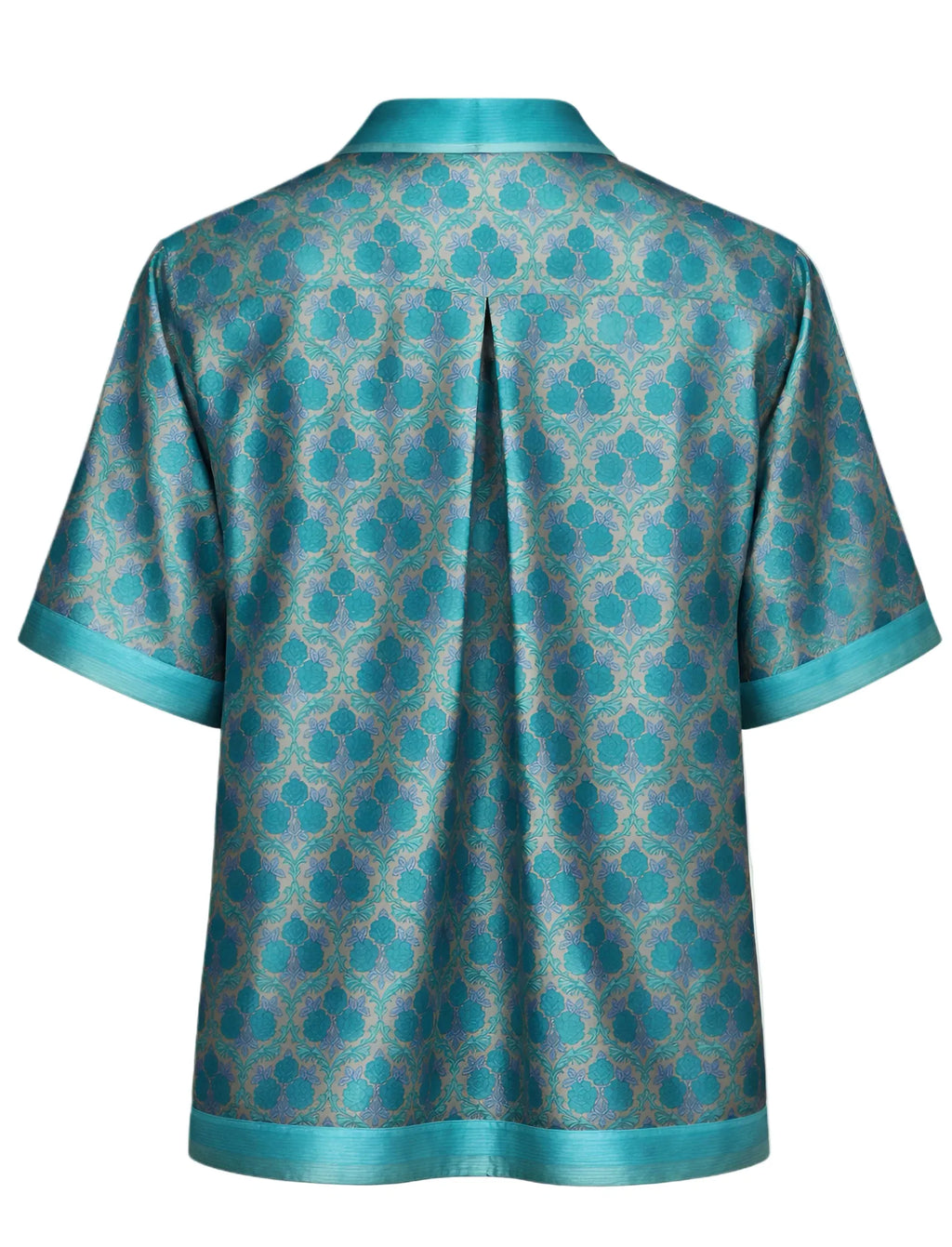Upcycled Vintage Silk Shirt Men