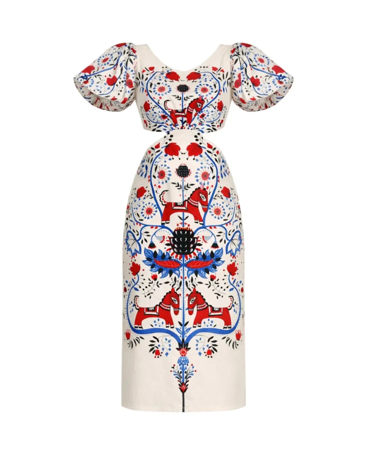 The Empire Tie Back Cutout Dress