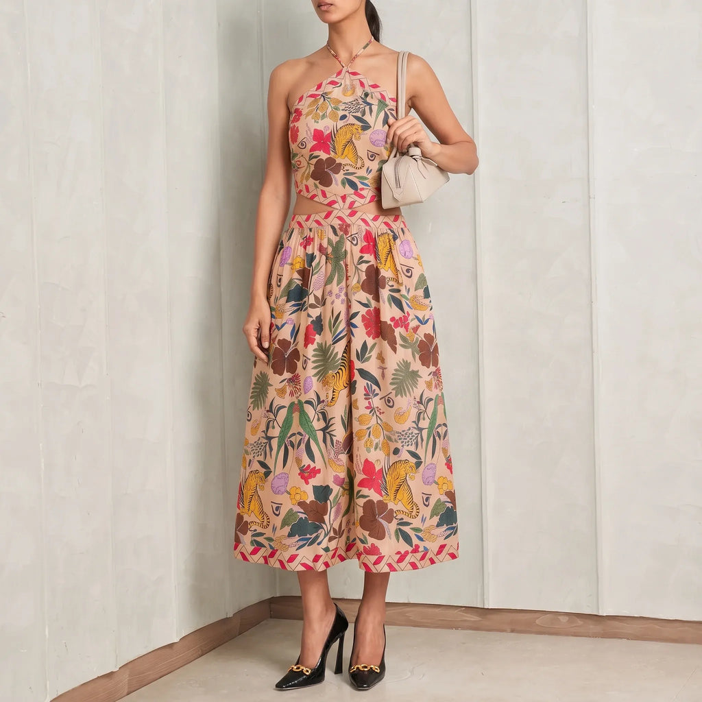 The Harmony Halter Neck Dress