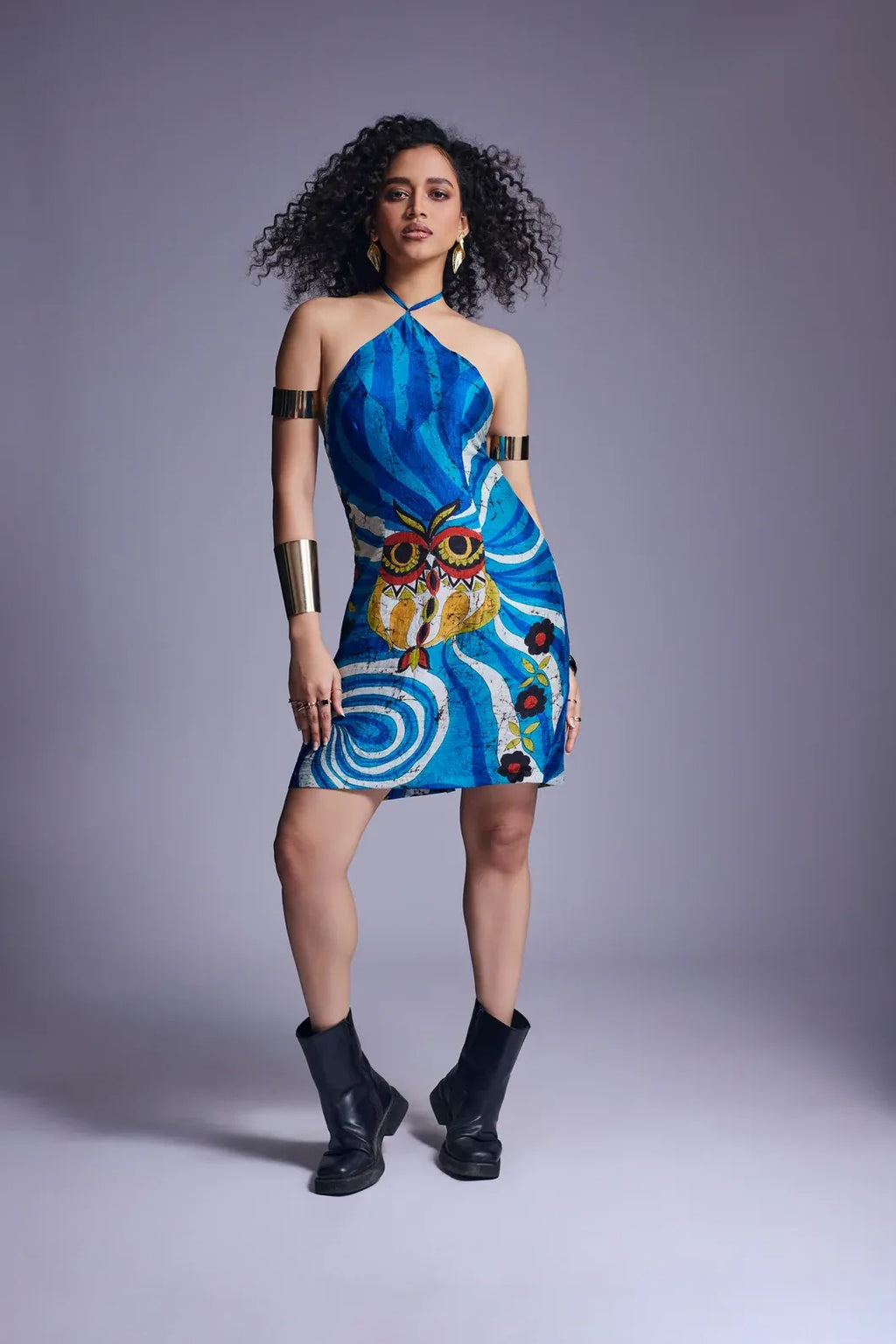 The Millionaire Halter Dress