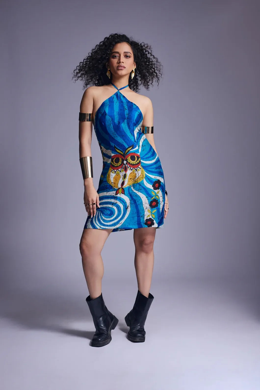 The Millionaire Halter Dress
