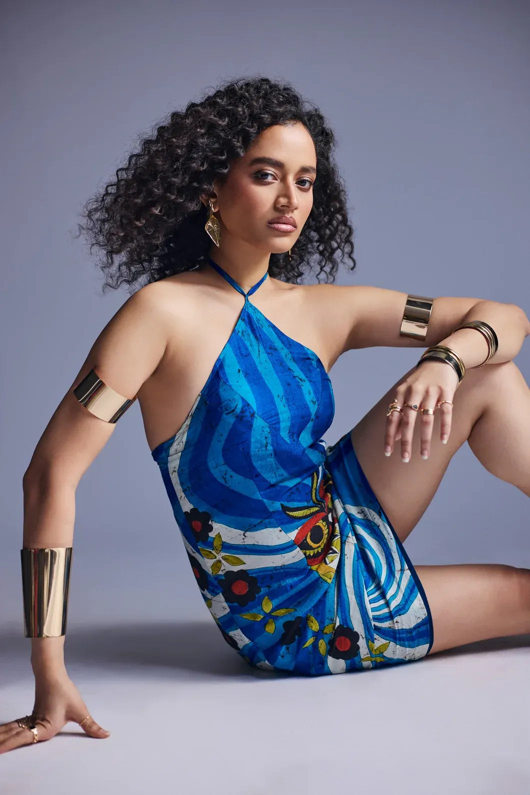 The Millionaire Halter Dress