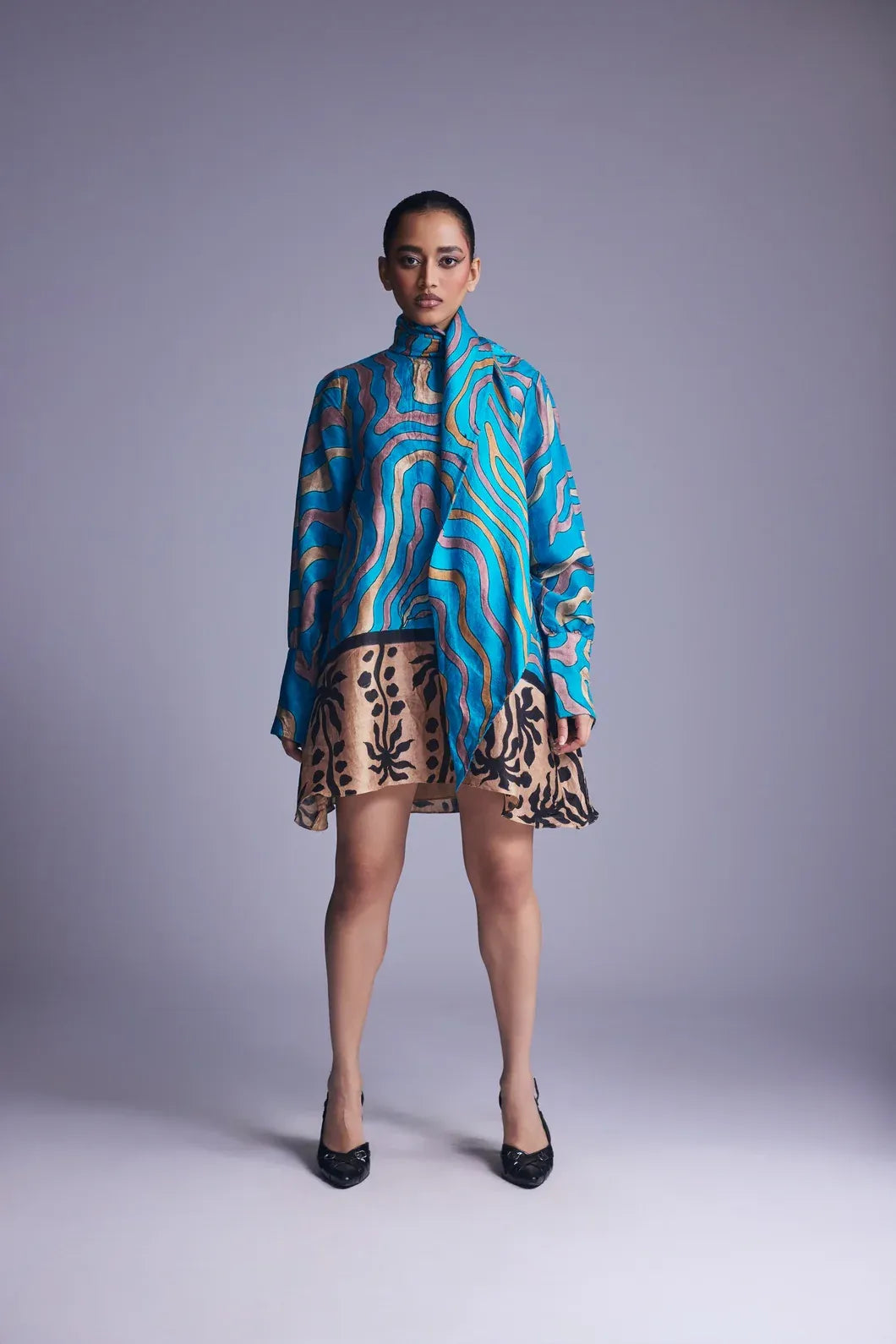 The Sandswirl Scarf Dress